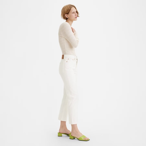 Levi’s Premium Wedgie Straight Fit White - Picture 3 of 7